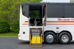 56 Passenger Deluxe Coach Bus - ADA Wheelchair Lift